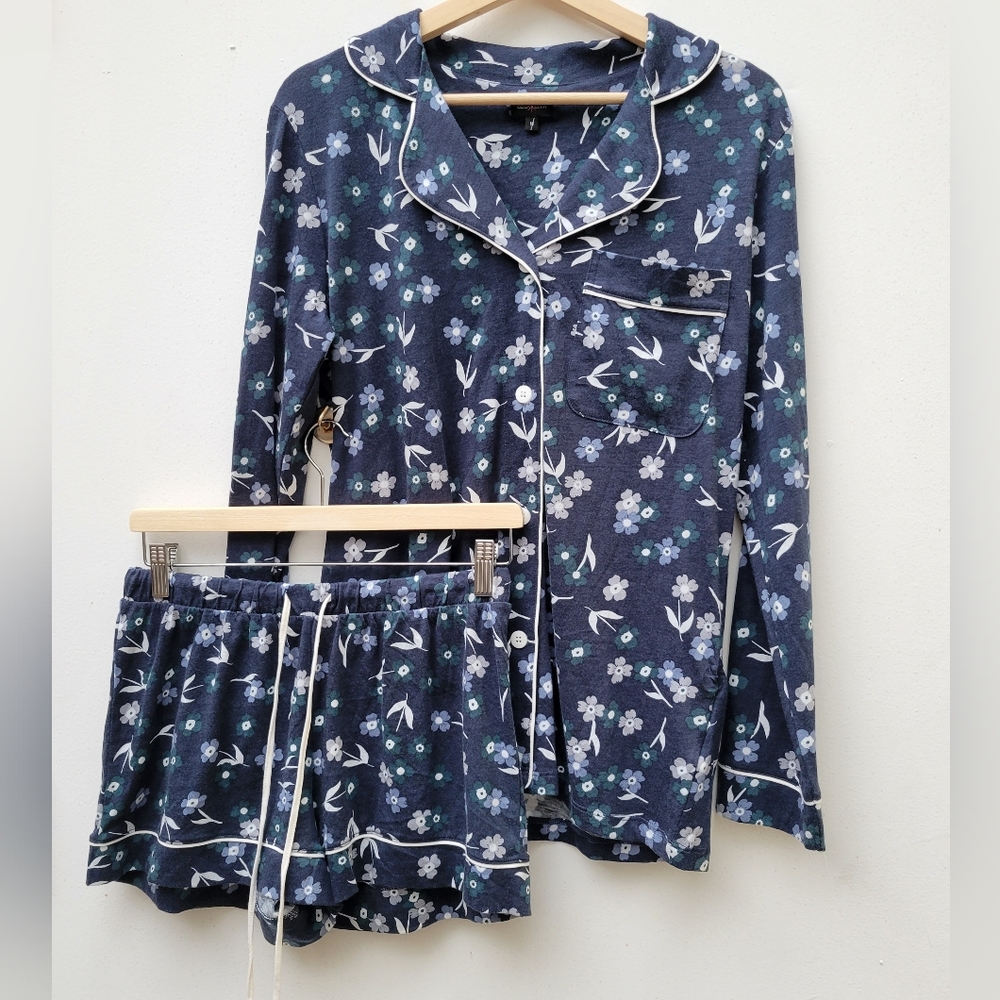 COSABELLA Plus Bella Long Sleeve Top & Boxer Pajama Set fits like a medium